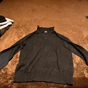 J. Crew Black Turtleneck Sweater